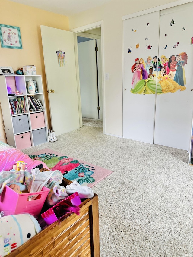 2912 W Twickingham Dr, Muncie, IN 47304 - bedroom with carpet floors and a closet