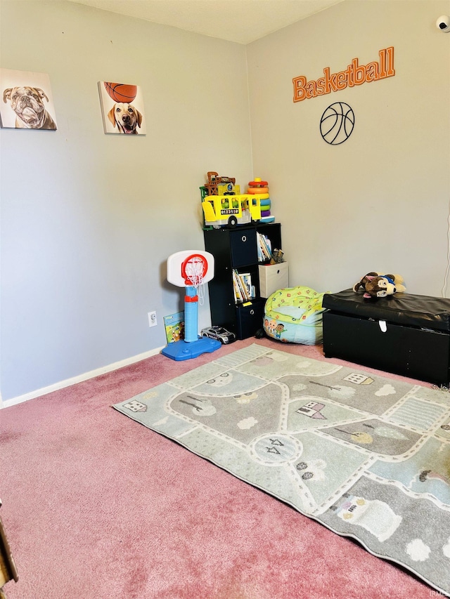 2912 W Twickingham Dr, Muncie, IN 47304 - game room with carpet floors and baseboards