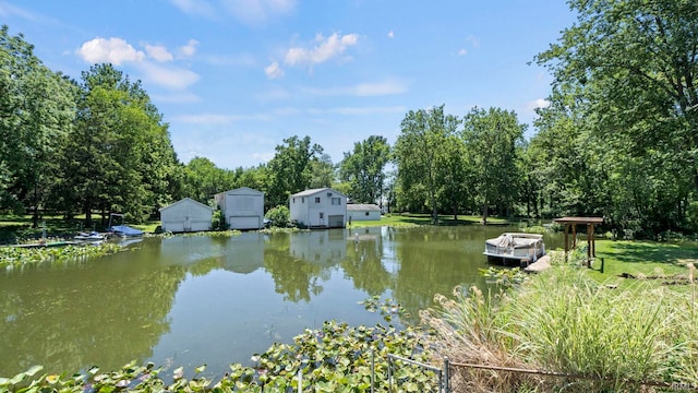 11381 NE Wawasee Dr, Syracuse, IN 46567 - water view featuring a tree filled landscape
