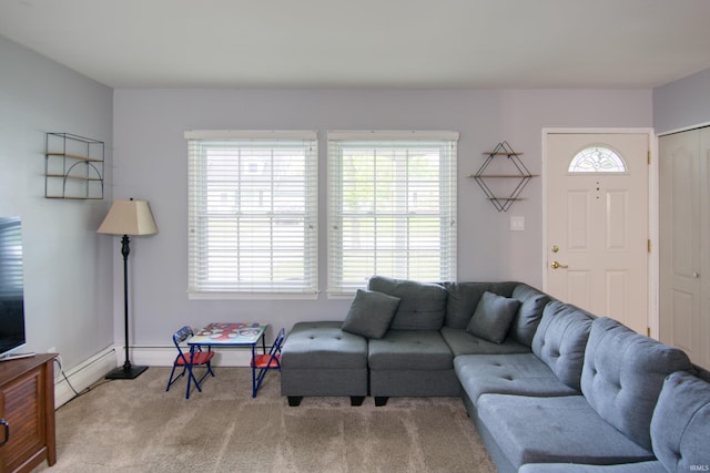 1818 Chochtimar Trl, Fort Wayne, IN 46808 - carpeted living area with baseboards