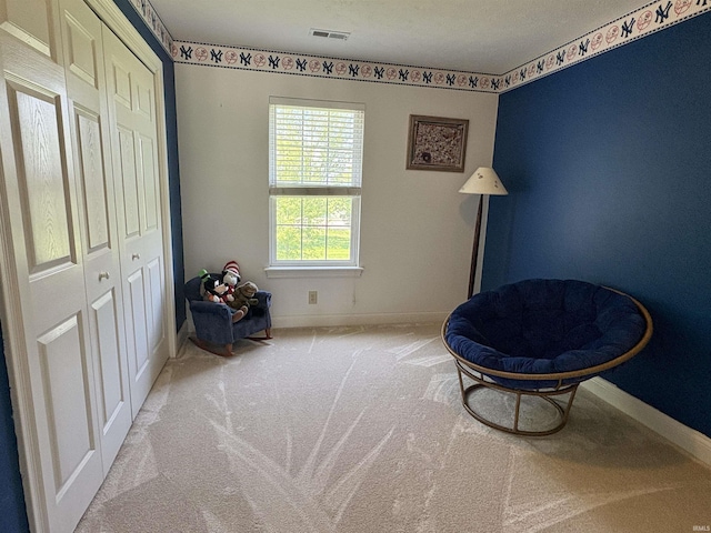 1804 Canyon Creek Dr, Lafayette, IN 47909 - sitting room with carpet flooring and baseboards