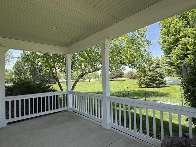 1804 Canyon Creek Dr, Lafayette, IN 47909 - view of patio with a porch