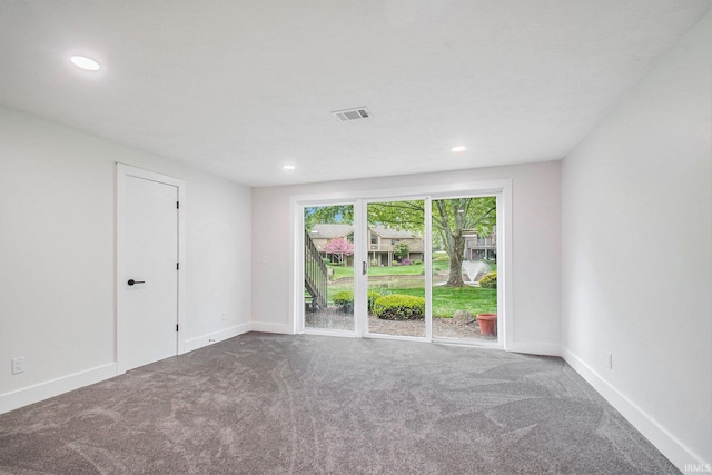 16166 Candlewycke Ct, Granger, IN 46530 - empty room featuring carpet, recessed lighting, and baseboards