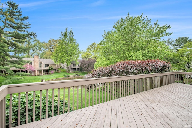 16166 Candlewycke Ct, Granger, IN 46530 - deck with a lawn