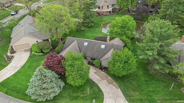 16166 Candlewycke Ct, Granger, IN 46530 - aerial perspective of suburban area
