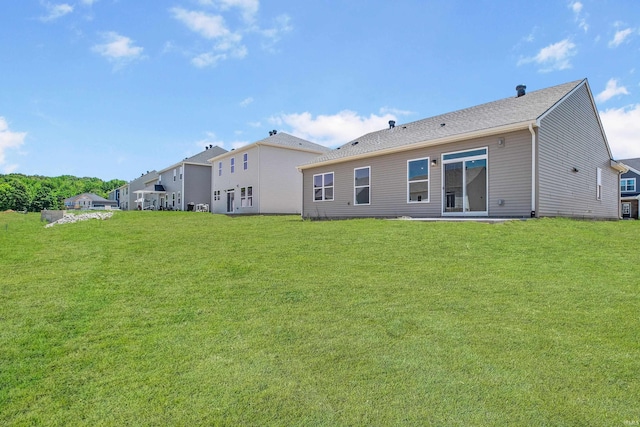 2934 Tipperary Dr, Evansville, IN 47725 - back of house featuring a yard and central air condition unit