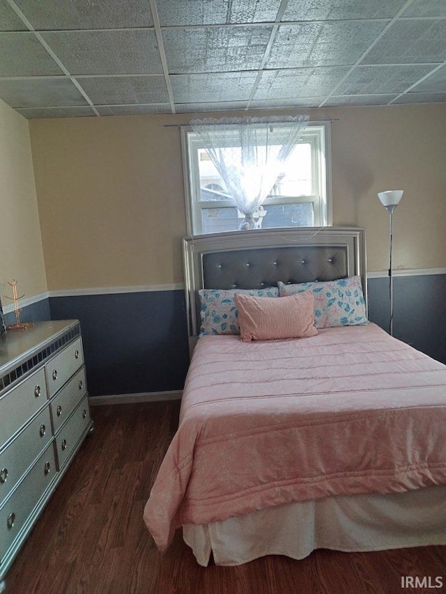 418 Watt St, Jeffersonville, IN 47130 - bedroom featuring dark wood finished floors