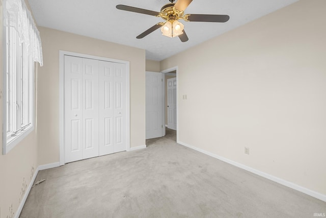 541 Genevieve Ave, Jasper, IN 47546 - unfurnished bedroom with carpet floors, baseboards, and a closet