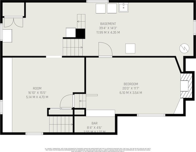 423 N Esther St, South Bend, IN 46617 - home floor plan