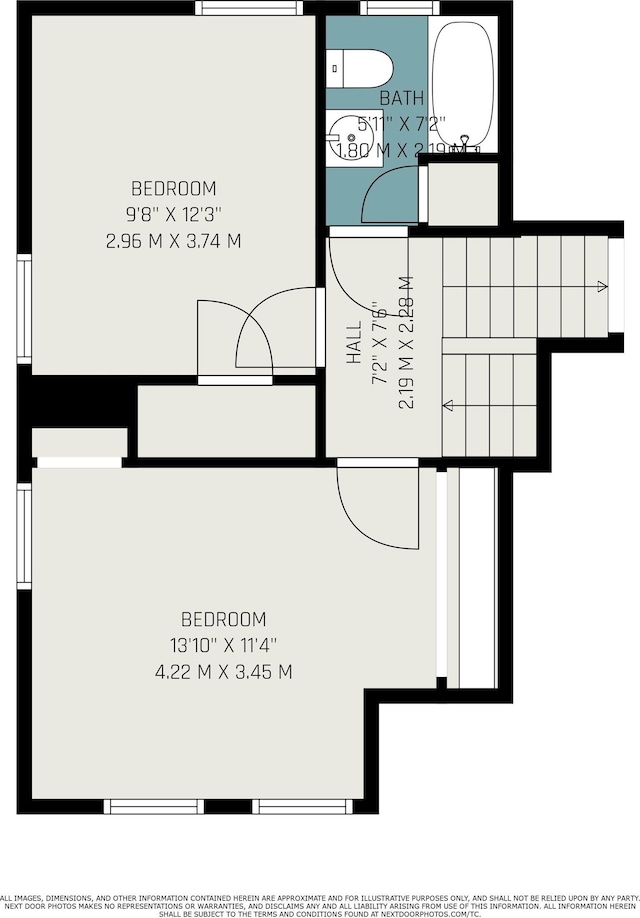 423 N Esther St, South Bend, IN 46617 - property floor plan