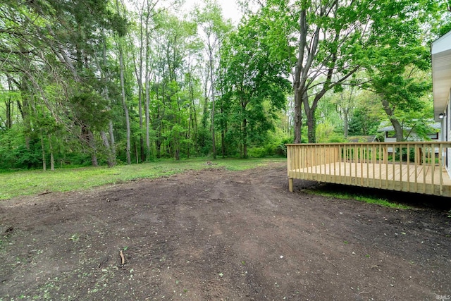 3214 Burr Oak Ave, Elkhart, IN 46517 - view of yard with a wooden deck