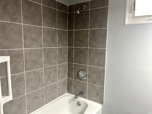 full bath with bathing tub / shower combination