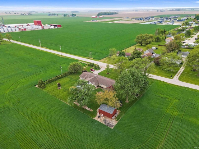 4038 Fahlsing Rd, Woodburn, IN 46797 - aerial view of property and surrounding area with rural landscape and extensive farmland