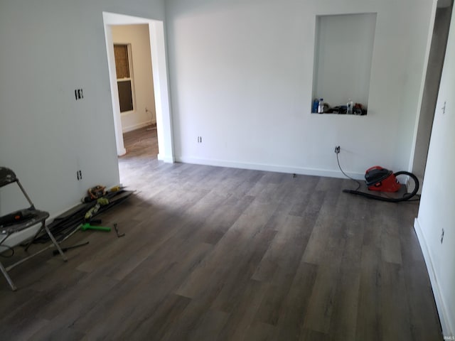 3644 N Parker Ave, Indianapolis, IN 46218 - spare room featuring wood finished floors and baseboards