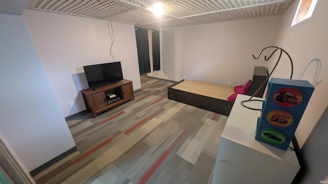 view of basement