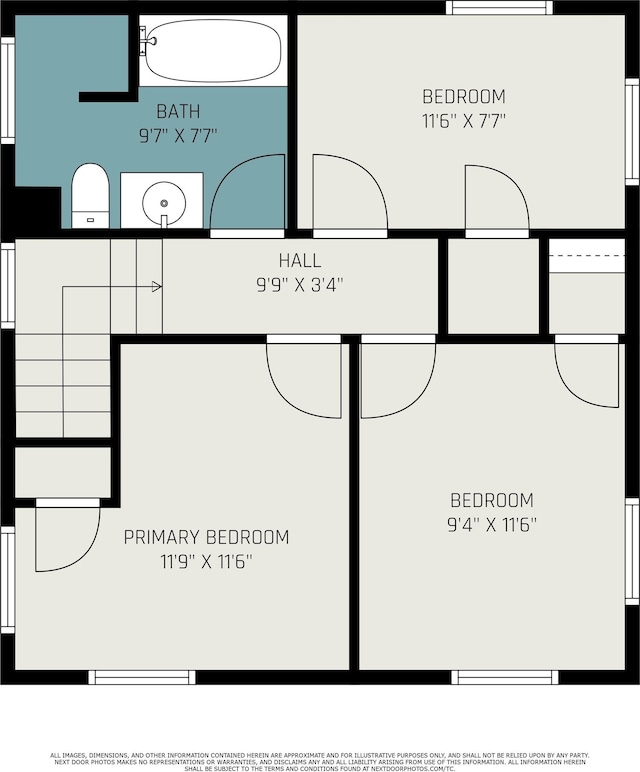 241 E Fairview Ave, South Bend, IN 46614 - property floor plan