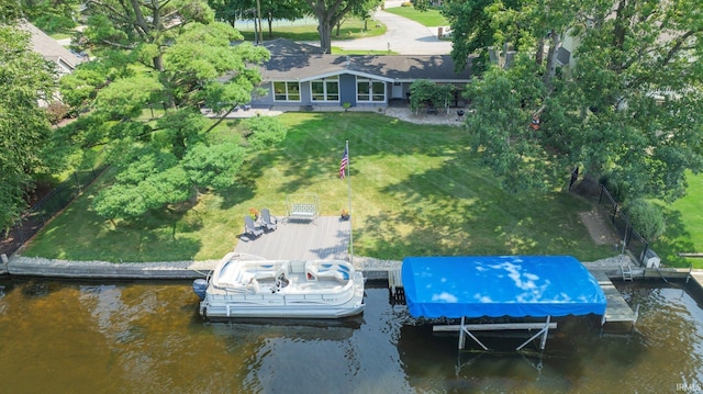 22147 Sunset Ln, Elkhart, IN 46516 - aerial view of property and surrounding area with a nearby body of water