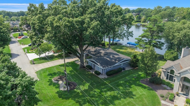 22147 Sunset Ln, Elkhart, IN 46516 - aerial view of a large body of water