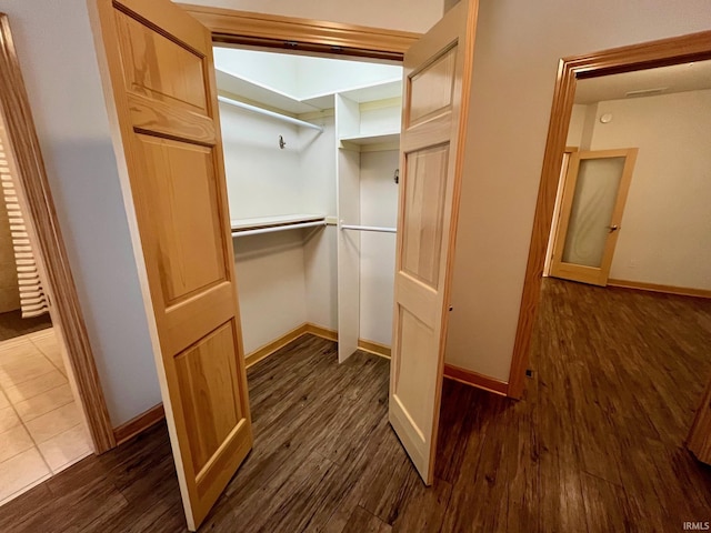 view of closet