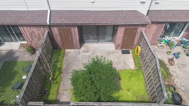 view of back of property