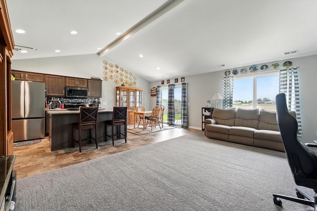 1806 Waynedale Dr, Garrett, IN 46738 - living room featuring recessed lighting