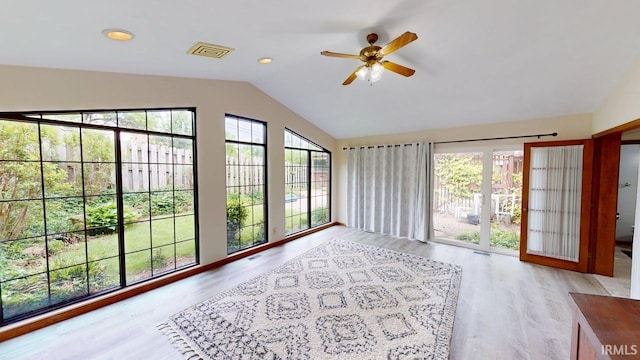 601 E 21st St, Ferdinand, IN 47532 - unfurnished sunroom with vaulted ceiling and plenty of natural light
