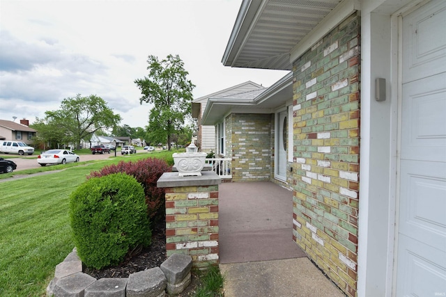 4101 Saddlebrooke Ln, Evansville, IN 47715 - view of patio / terrace featuring covered porch