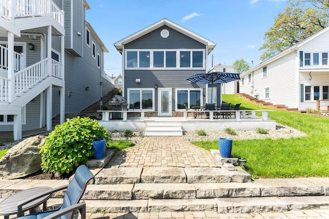 view of back of property