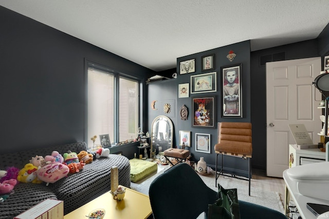 playroom with wood finished floors