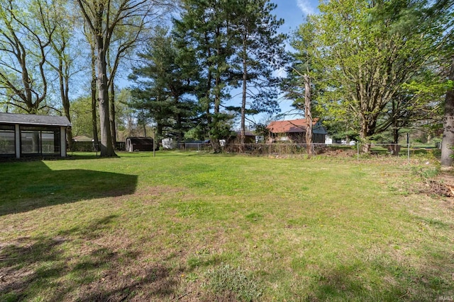 view of yard