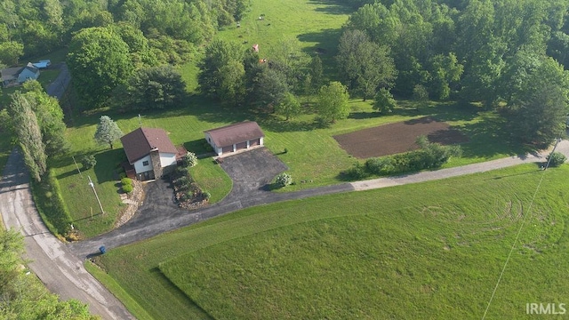 aerial view of property and surrounding area