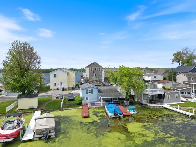 47 Ems W29B Ln, North Webster, IN 46555 - aerial perspective of suburban area with a nearby body of water