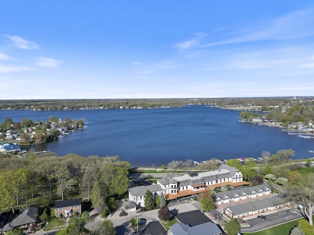 47 Ems W29B Ln, North Webster, IN 46555 - aerial view of property and surrounding area with a large body of water