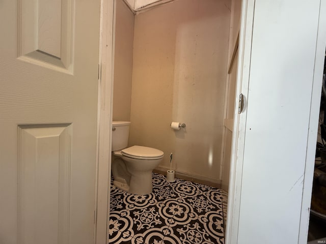2110 Denson Ave, Bedford, IN 47421 - bathroom featuring toilet and tile patterned floors