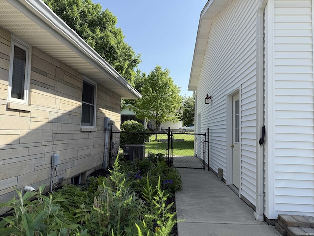 2110 Denson Ave, Bedford, IN 47421 - view of property exterior with fence and cooling unit