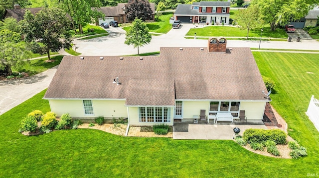 view of subject property