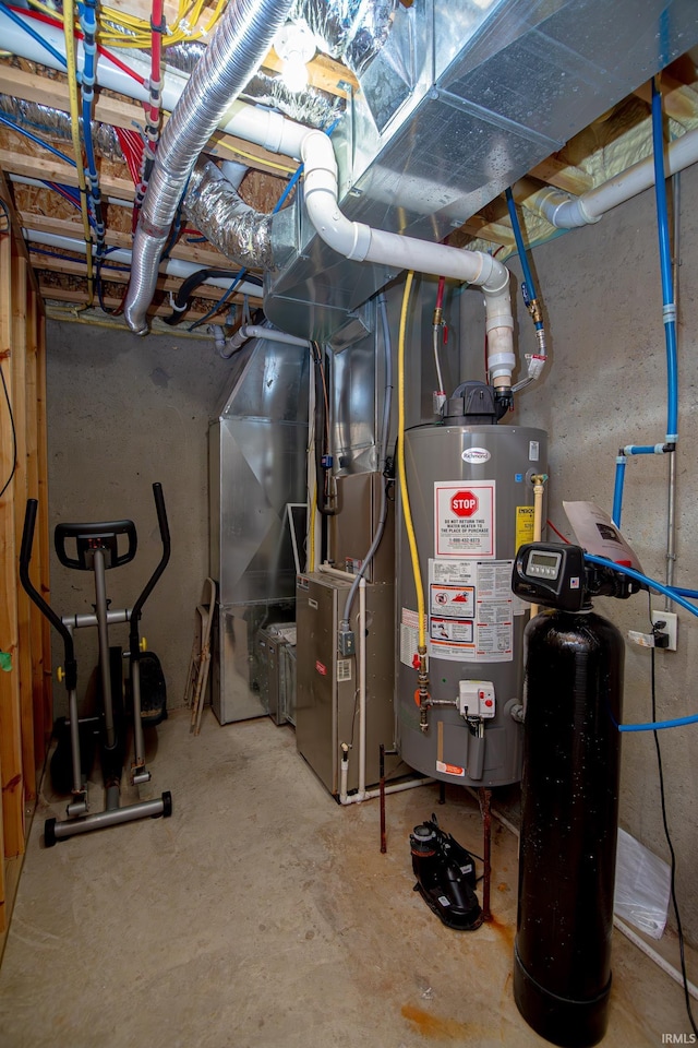 3905 Rushgrove Dr, Lafayette, IN 47909 - utility room featuring water heater