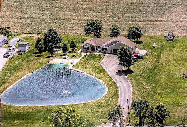 aerial view of property and surrounding area