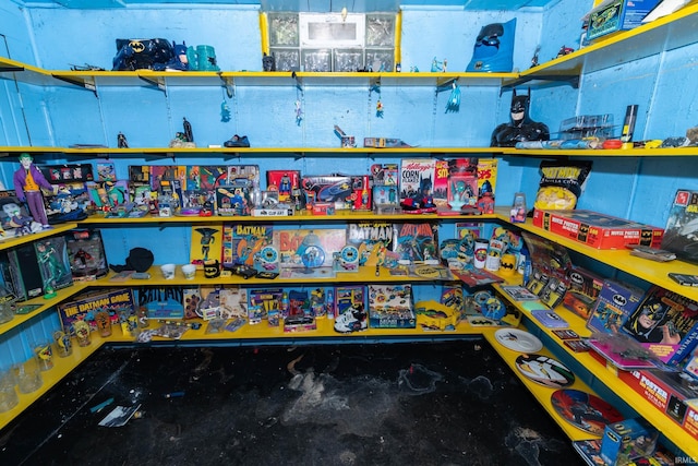 view of storage area