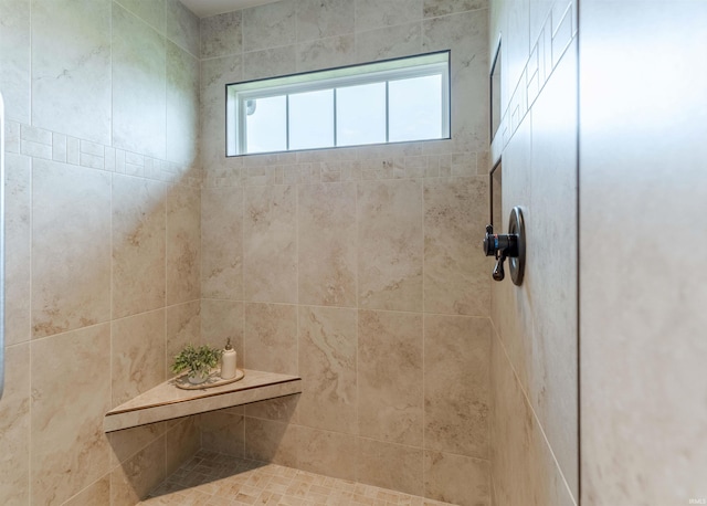 3121 Ralston Dr, Evansville, IN 47715 - bathroom featuring a tile shower