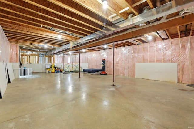 1263 E Legacy Ln, Winona Lake, IN 46590 - view of unfinished basement