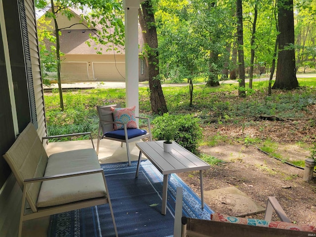 deck featuring a patio