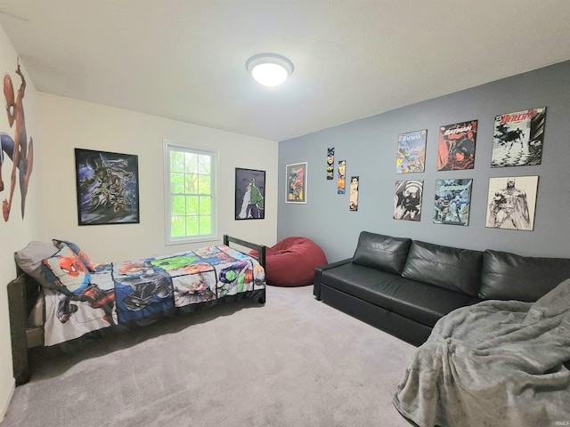 bedroom with carpet flooring