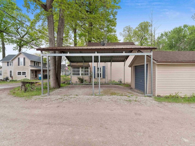 315 Lane 201bb Lake George Ln, Fremont, IN 46737 - view of front facade featuring an outdoor structure