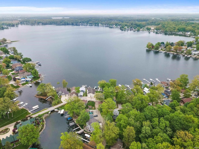 315 Lane 201bb Lake George Ln, Fremont, IN 46737 - aerial perspective of suburban area featuring a nearby body of water