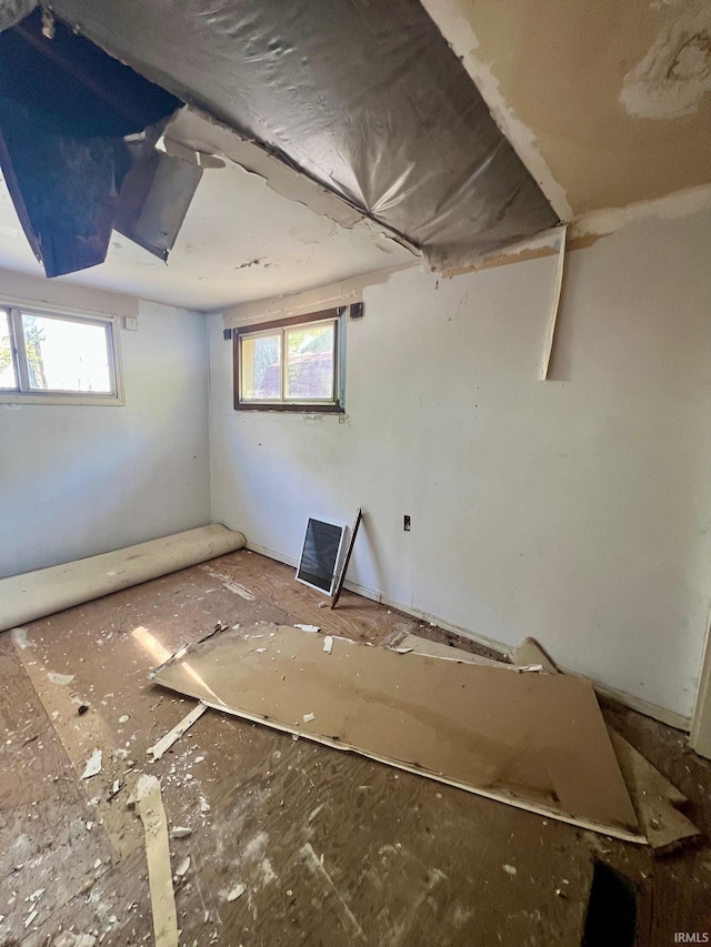below grade area featuring healthy amount of natural light