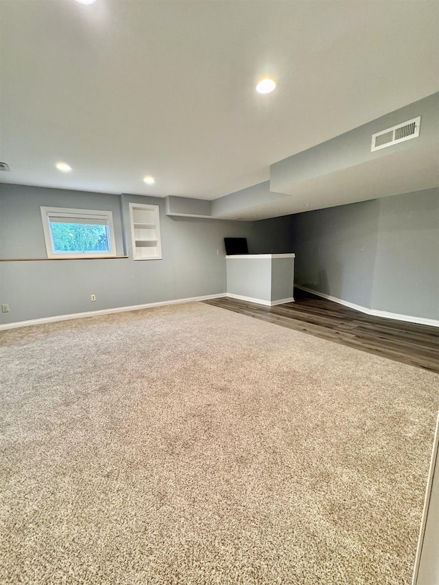 1953 S Troon Rd, Winona Lake, IN 46590 - basement featuring baseboards and recessed lighting