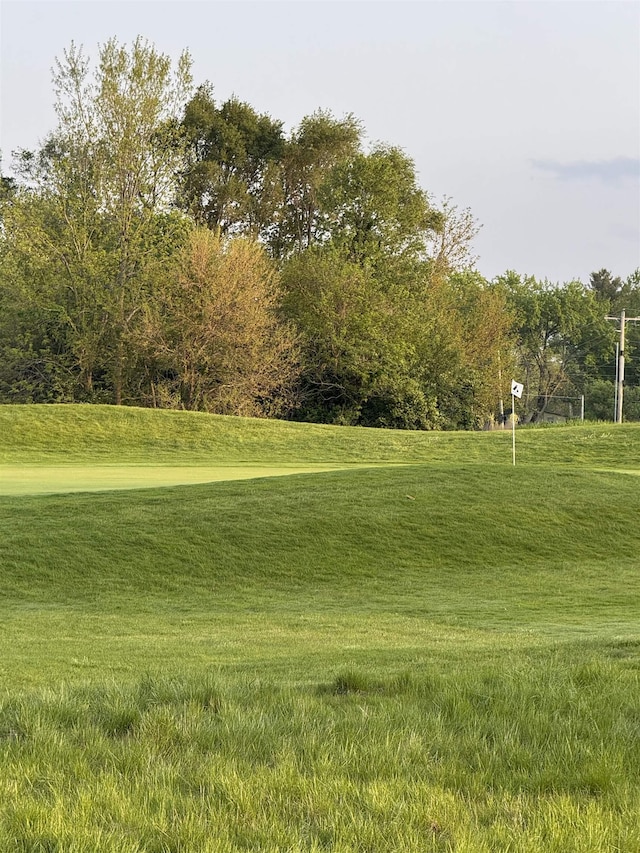 1953 S Troon Rd, Winona Lake, IN 46590 - view of community featuring a yard and golf course view