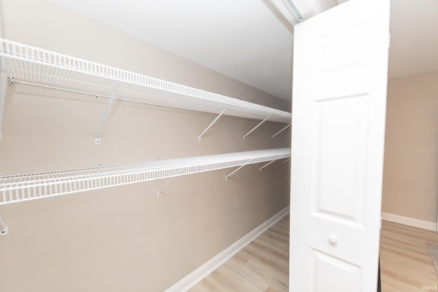 view of closet
