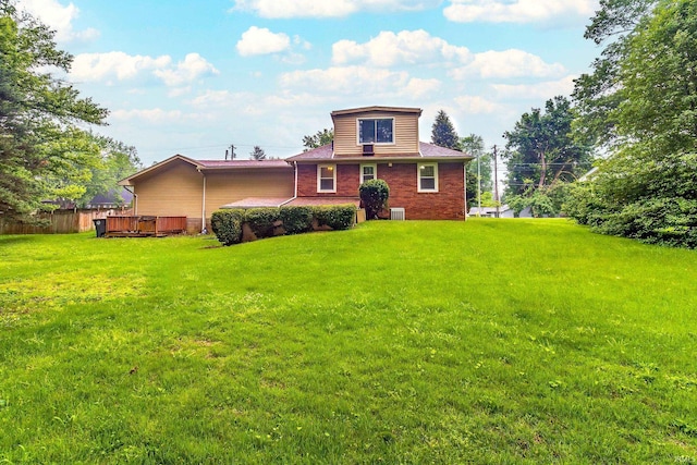 6408 Washington Ave, Evansville, IN 47715 - rear view of property with brick siding